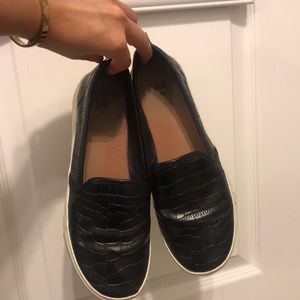 Black Snake Slip-On Sneakers from H&M size 8/38